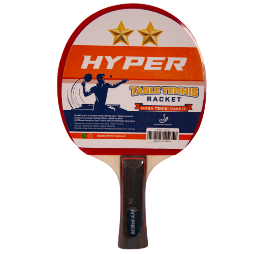 Hyper Table Tennis Racket, 2 Stars - 1