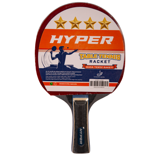 Hyper Table Tennis Racket, 4 Stars - 1