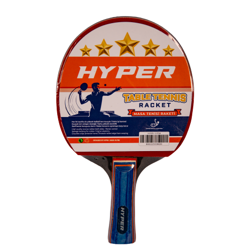 Hyper Table Tennis Racket 5 Stars - 1