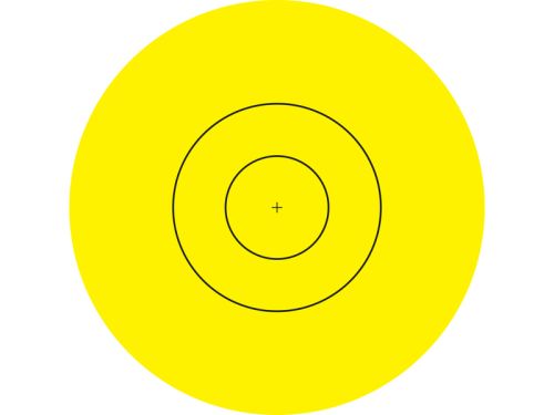 Jvd Hedef Kağıdı Göbeği 160 Mm Fita 80 - 2
