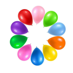 Mixed Color Balloon 100 Pieces - Balon