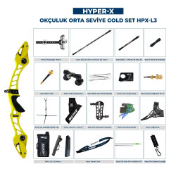 Navek Klasik Yay Orta Seviye Set Hyper-X Gold HPX-L3 - Navek