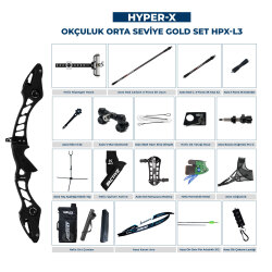 Navek Klasik Yay Orta Seviye Set Hyper-X Gold HPX-L3 - Navek (1)