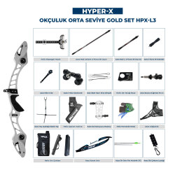 Navek Klasik Yay Orta Seviye Set Hyper-X Gold HPX-L3 - 4