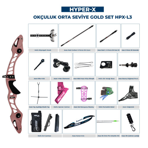 Navek Klasik Yay Orta Seviye Set Hyper-X Gold HPX-L3 - 6