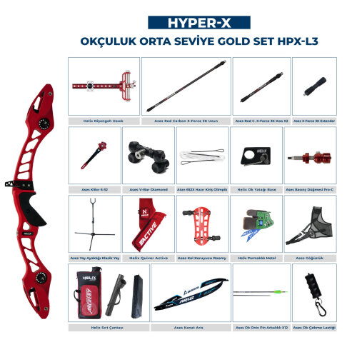 Navek Klasik Yay Orta Seviye Set Hyper-X Gold HPX-L3 - 7
