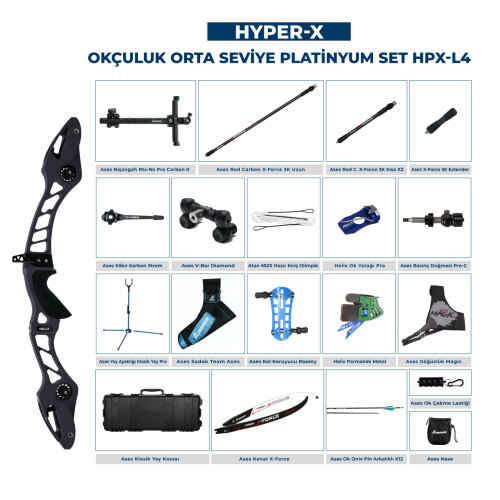 Navek Klasik Yay Orta Seviye Set Hyper-X Platinyum HPX-L4 - 8