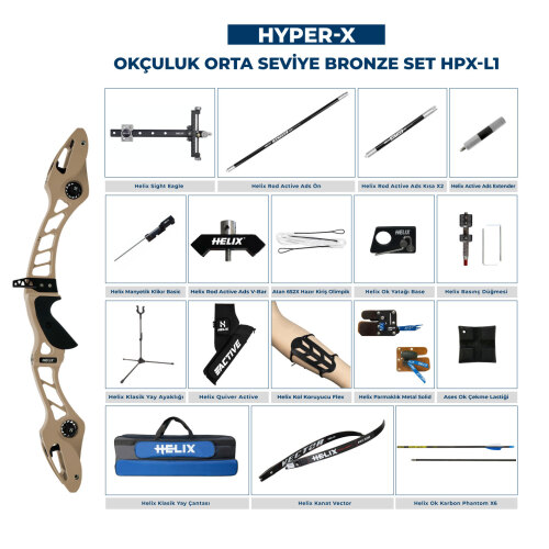 Navek Klasik Yay Orta Seviye Set Hyper-X Bronze HPX-L1 - 2
