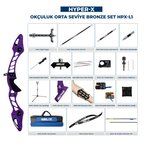 Navek Klasik Yay Orta Seviye Set Hyper-X Bronze HPX-L1 - 4