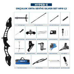 Navek Klasik Yay Orta Seviye Set Hyper-X Silver HPX-L2 - 3