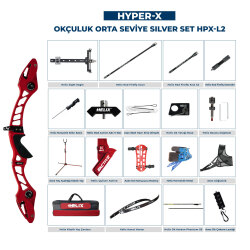 Navek Klasik Yay Orta Seviye Set Hyper-X Silver HPX-L2 - 4