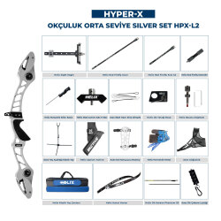 Navek Klasik Yay Orta Seviye Set Hyper-X Silver HPX-L2 - 7