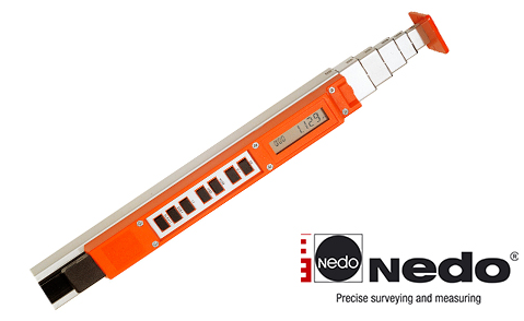 Nedo Teleskopik Metre Elektronik F680151 6m - 1