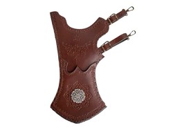 Ottoman Tirkeş Deri Kahverengi - 1