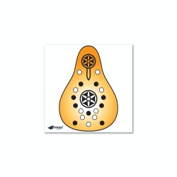 Pars Hedef Kağıdı Puta 42x42cm - Pars