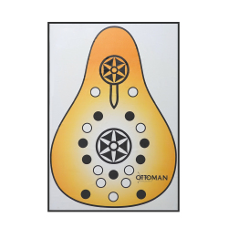 Pars Puta Hedef Minderi XPE Black 115x80x17cm - 1