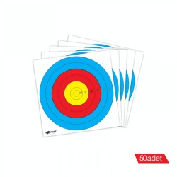 Pars Target Face 80 Cm 6-Ring PK-50 - PARS