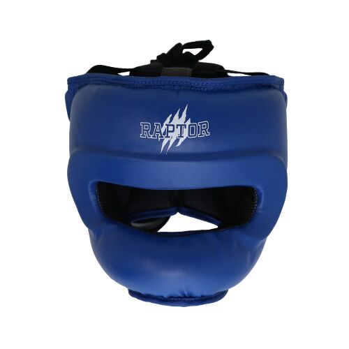 Raptor Açık Boks Kickboks Kafa Koruyucu HG Mavi - 1