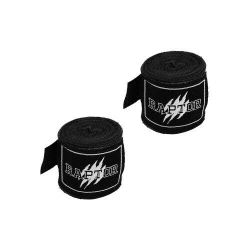 Raptor Boks Bandajı HWB-B 3.5m Siyah - 1