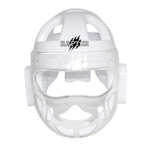 Raptor Camlı Kask TGH Beyaz - 1