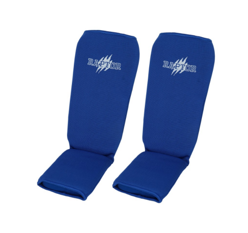 Raptor Shin Guards Muay Thai Blue - SPR - 1