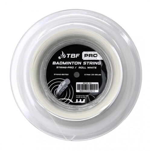 TBF Badminton Kordaj BKS100W-PRO 100m Beyaz - 1