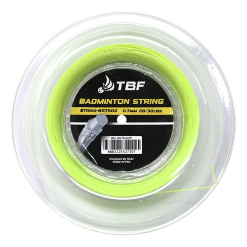 TBF Badminton String 100 Meters - Yellow - 1