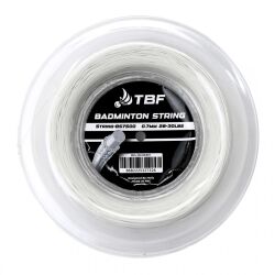 TBF Badminton String 200 Meters - White - 1