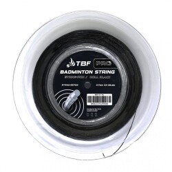 TBF Badminton String BKP100BL-PRO 100m Black - TBF
