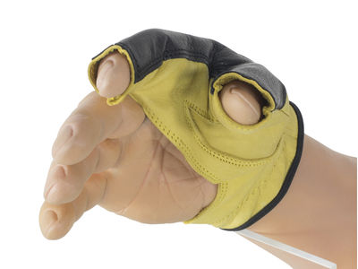 White Feather Bow Hand Protector Fire - 3