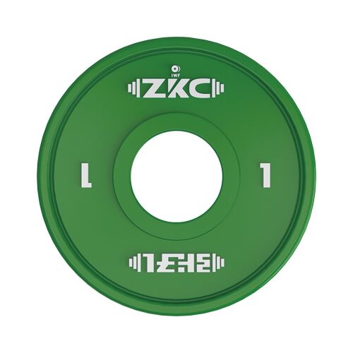 ZKC IWF Approved Training Plate 1 Kilogram - 1
