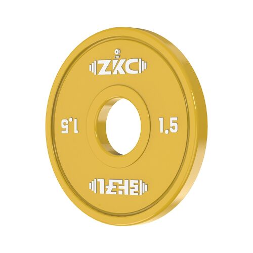 ZKC IWF Approved Training Plate 1.5 Kilograms - 1