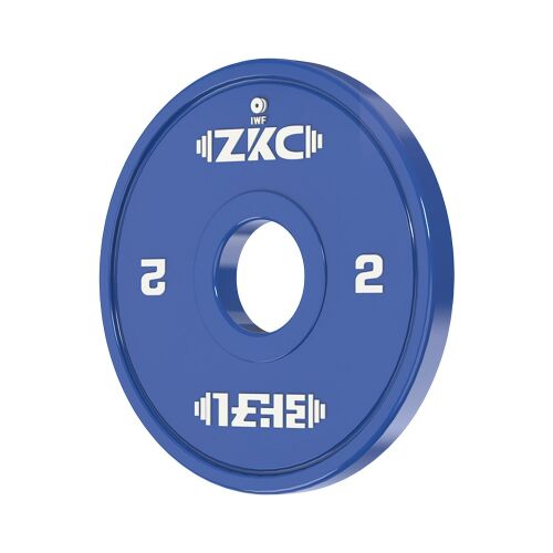 ZKC IWF Approved Training Plate 2 Kilograms - 1