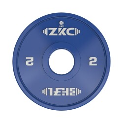 ZKC IWF Approved Training Plate 2 Kilograms - 2