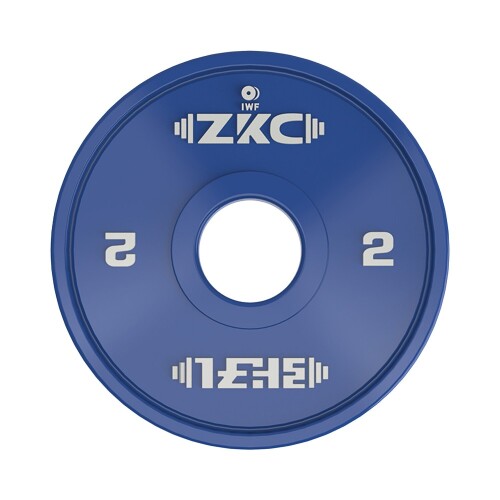 ZKC Training Plate ZKX-I 2kg IWF Approved - 1