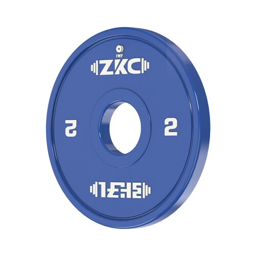 ZKC Training Plate ZKX-I 2kg IWF Approved - 2